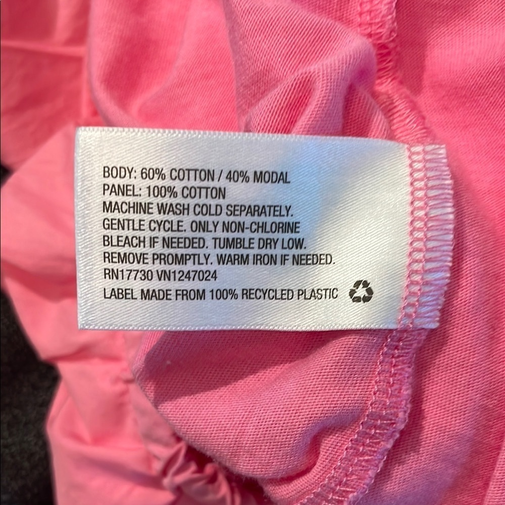 Pink Off-Shoulder Ruffle Top Sz Sm - Picture 5 of 5